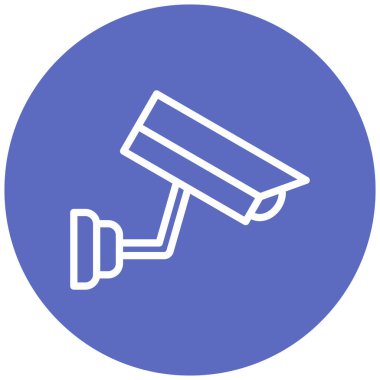 Güvenlik kamerası. Basit resimleme