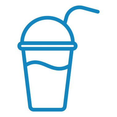 Kokteyl. Web simgesi basit illüstrasyon