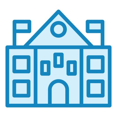 Elçilik modern simge vektör illüstrasyonu