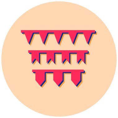 Sirk. Web simgesi basit illüstrasyon