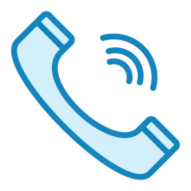 telefon arama simgesi vektör illüstrasyonu