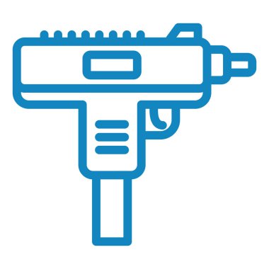 Silah. Web simgesi basit illüstrasyon