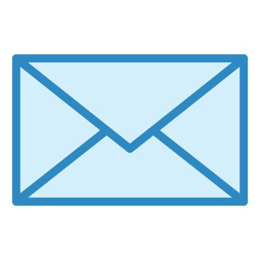 Mektup. Web simgesi basit illüstrasyon