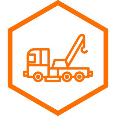 Bir traktör simgesinin illüstrasyonu