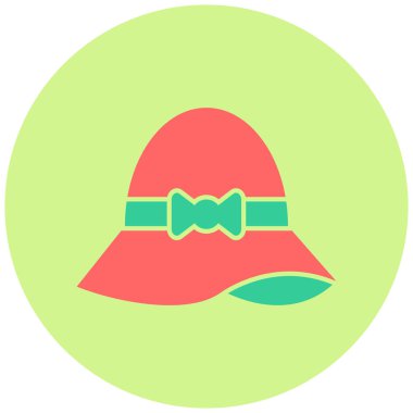 hat web simgesi vektör illüstrasyonu 