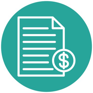 belge web simgesi vektör illüstrasyonu 