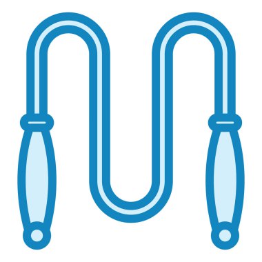 İpi atla modern simge vektör illüstrasyonunu  