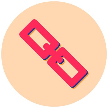 bağlantı web simge vektör çizim 