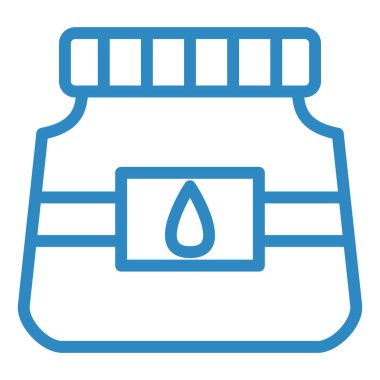 Kavanoz ağ ikonu vektör çizimi 