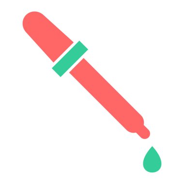 Bırakma vektör simgesi. biçim iki renkli düz sembol, yoğun kırmızı ve siyah renkler, yuvarlak açılar, beyaz