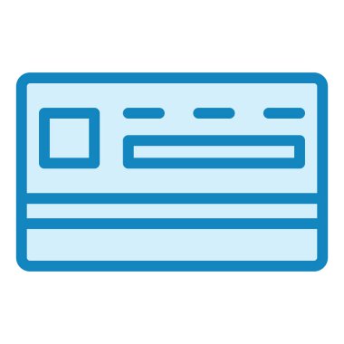 Kredi kartıyla. Basit resimleme