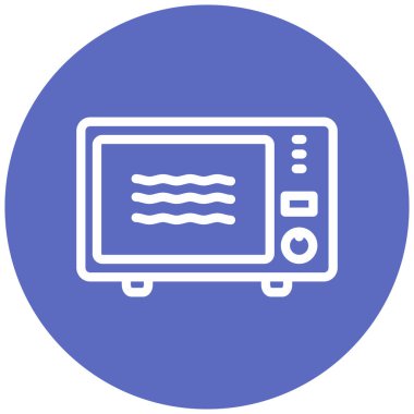 Mikrodalga fırın. Basit resimleme