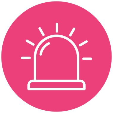 Alarm simgesi vektör illüstrasyonu