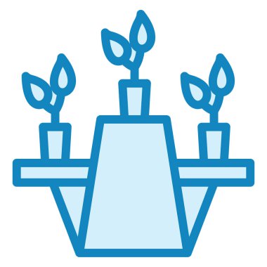 Rafları dikin. Web simgesi basit illüstrasyon