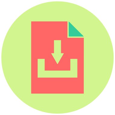 İndir. Web simgesi basit illüstrasyon 