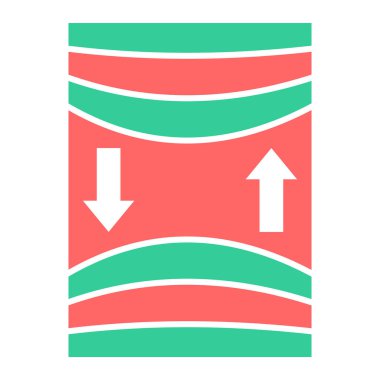 bir gülümsemenin düz tasarım simgesi