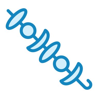 Şiş. Web simgesi basit illüstrasyon 