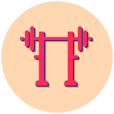 Dambıl. Web simgesi basit illüstrasyon