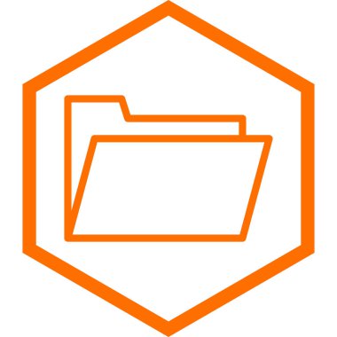 Dosya. Web simgesi basit illüstrasyon