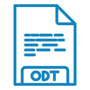 dosya biçimi simgesi, vektör illüstrasyonu