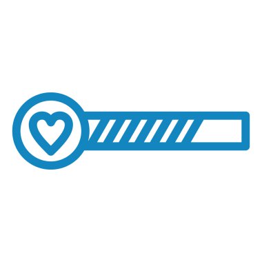 bariyer simgesi, vektör illüstrasyonu basit tasarım