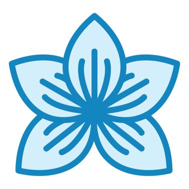 Orkide. Web simgesi basit illüstrasyon 