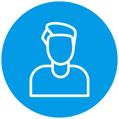 İnsan simgesinin vektör illüstrasyonu