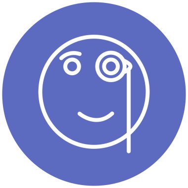 yüz simgesi, vektör illüstrasyonu