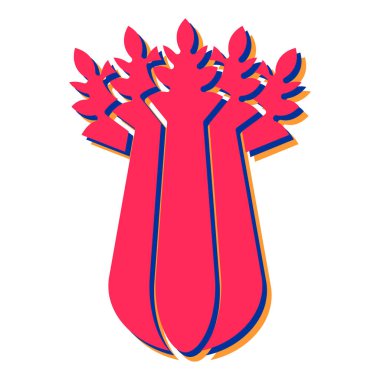 Modern bir ikon. vektör illüstrasyonu