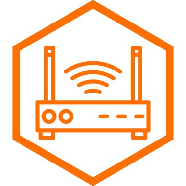 Yönlendirici simgesi, vektör illüstrasyonu