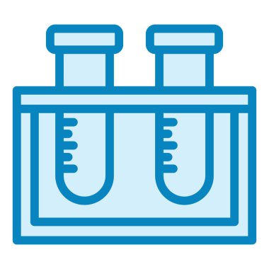 test tüpleri vektör simgesi