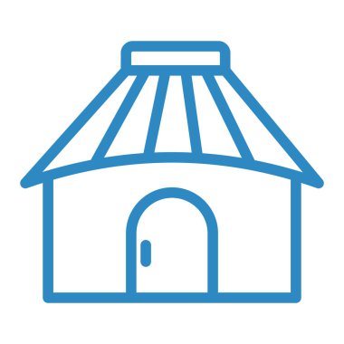 basit ev simgesivektör illüstrasyon