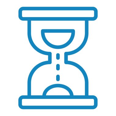 Kum saati. Web simgesi basit tasarım