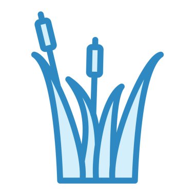 Reeds simge vektör illüstrasyonu