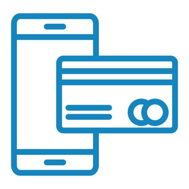 Kredi kartı vektör simgesi