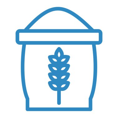 Buğday. Web simgesi basit illüstrasyon