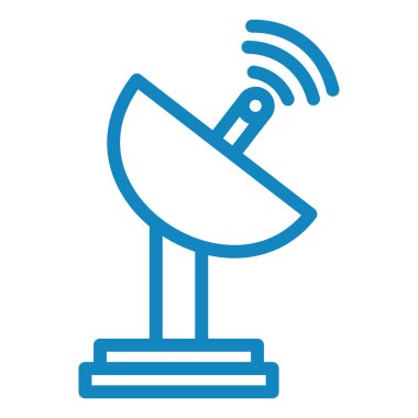 Uydu anteni. Basit resimleme