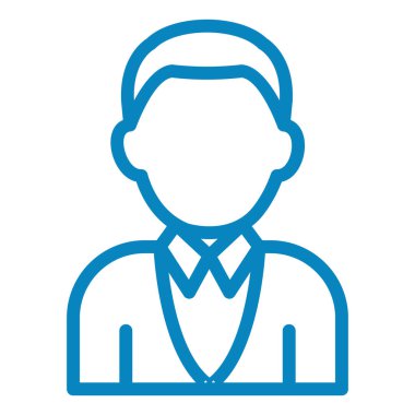 avatar. Web simgesi basit illüstrasyon