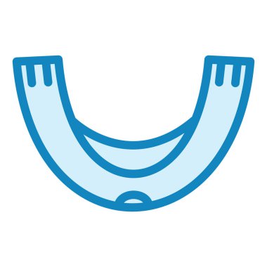 Mouth Guard modern ikon vektör çizimi 