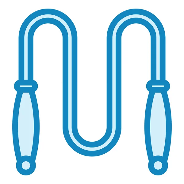 Skip Rope Moderne Icon Vektor Illustration — Stockvektor