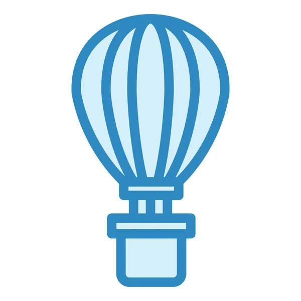 熱気球だ シンプルなデザイン — ストックベクタ