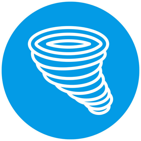 tornado icon in trendy style isolated background