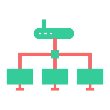 ağ paylaşım simgesi çizimi