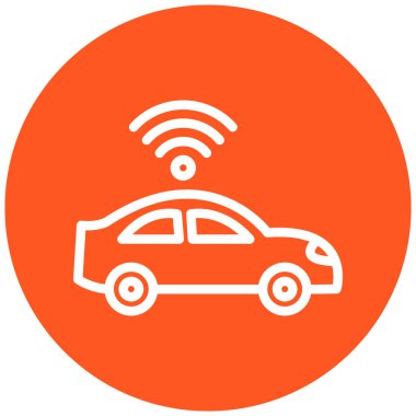 - Araba. Web simgesi basit illüstrasyon