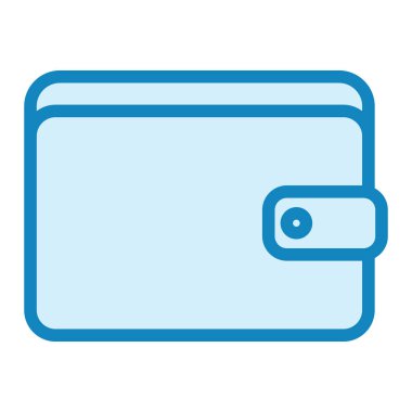 cüzdan ikonu vektör illüstrasyonu