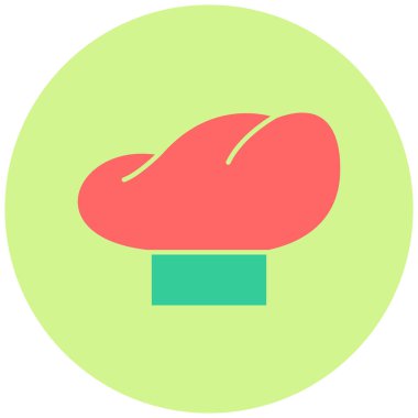 Şef şapkası. vektör illüstrasyonu