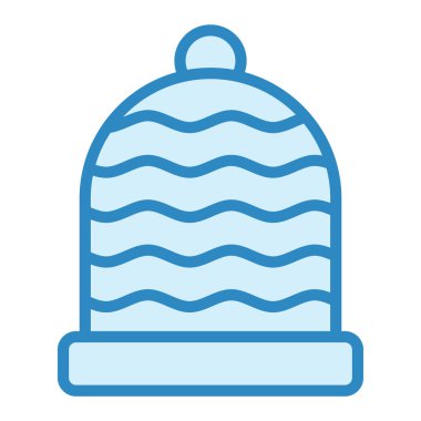 Beanie modern ikon vektör çizimi 