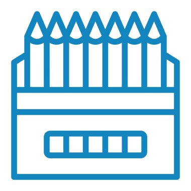 Kalem. Web simgesi basit illüstrasyon