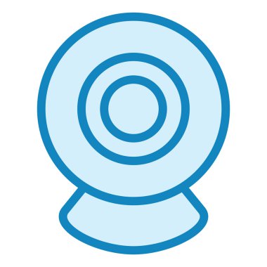 Web kamerası. Web simgesi basit illüstrasyon