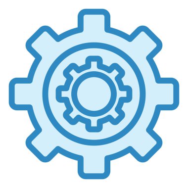 Teçhizat Web simgesi basit illüstrasyon